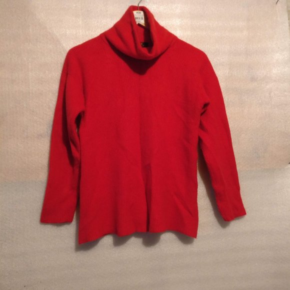 Gobi 100%Mongolian CASHMERE Turtleneck Chunky Pullover Sweater w/Measurement L - Picture 5 of 8